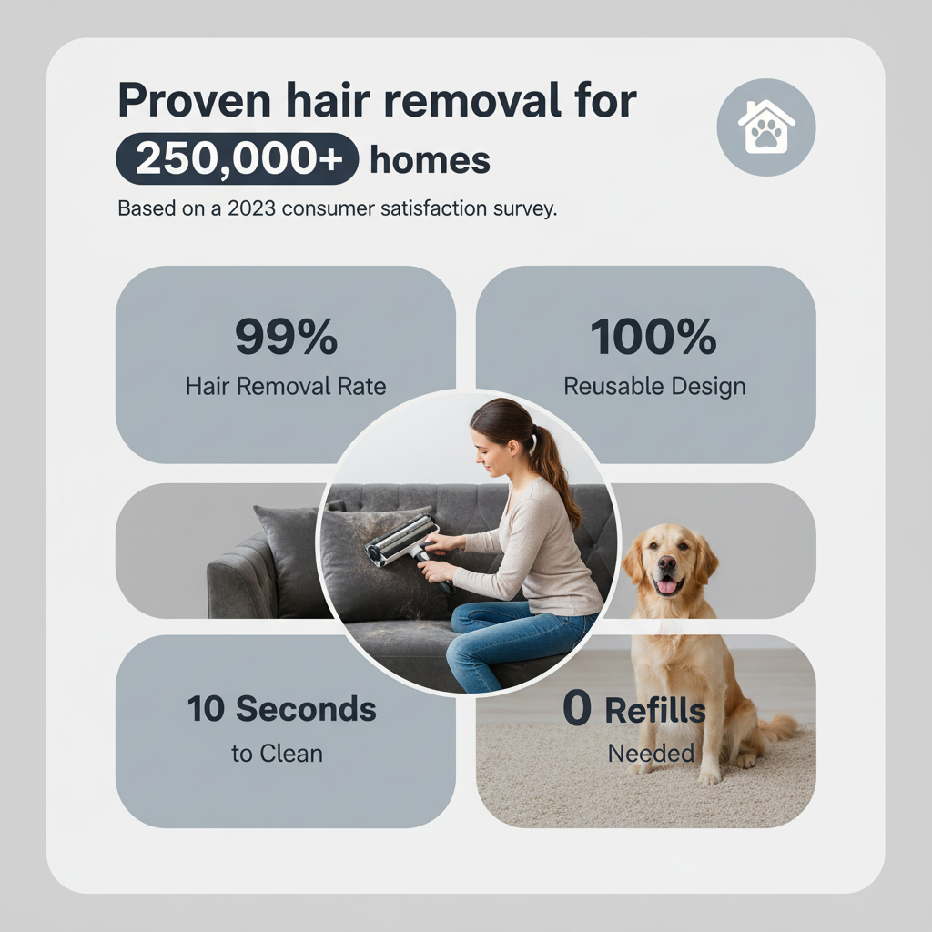 Reusable pet hair cleaner